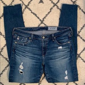 AG The Legging Ankle Low Rise Skinny Jeans